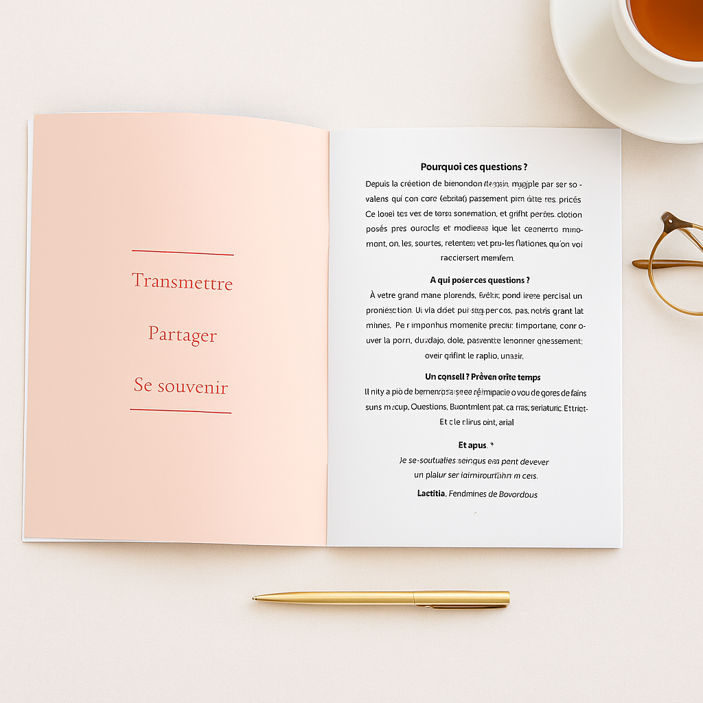 50 questions à poser à ses grands-parents – Le carnet à télécharger
