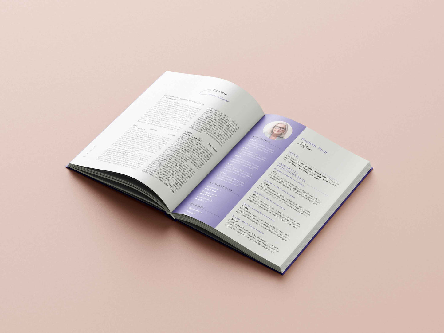 Résumé de la carrière, des études et des loisirs